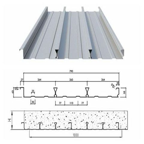 哈密鋼結(jié)構(gòu)YX60-263-790型樓承板